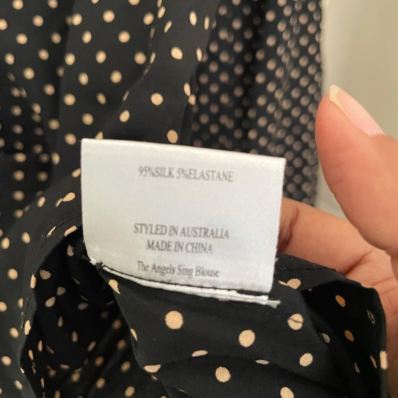 Alannah Hill polka dot blouse - Picture 4 of 4